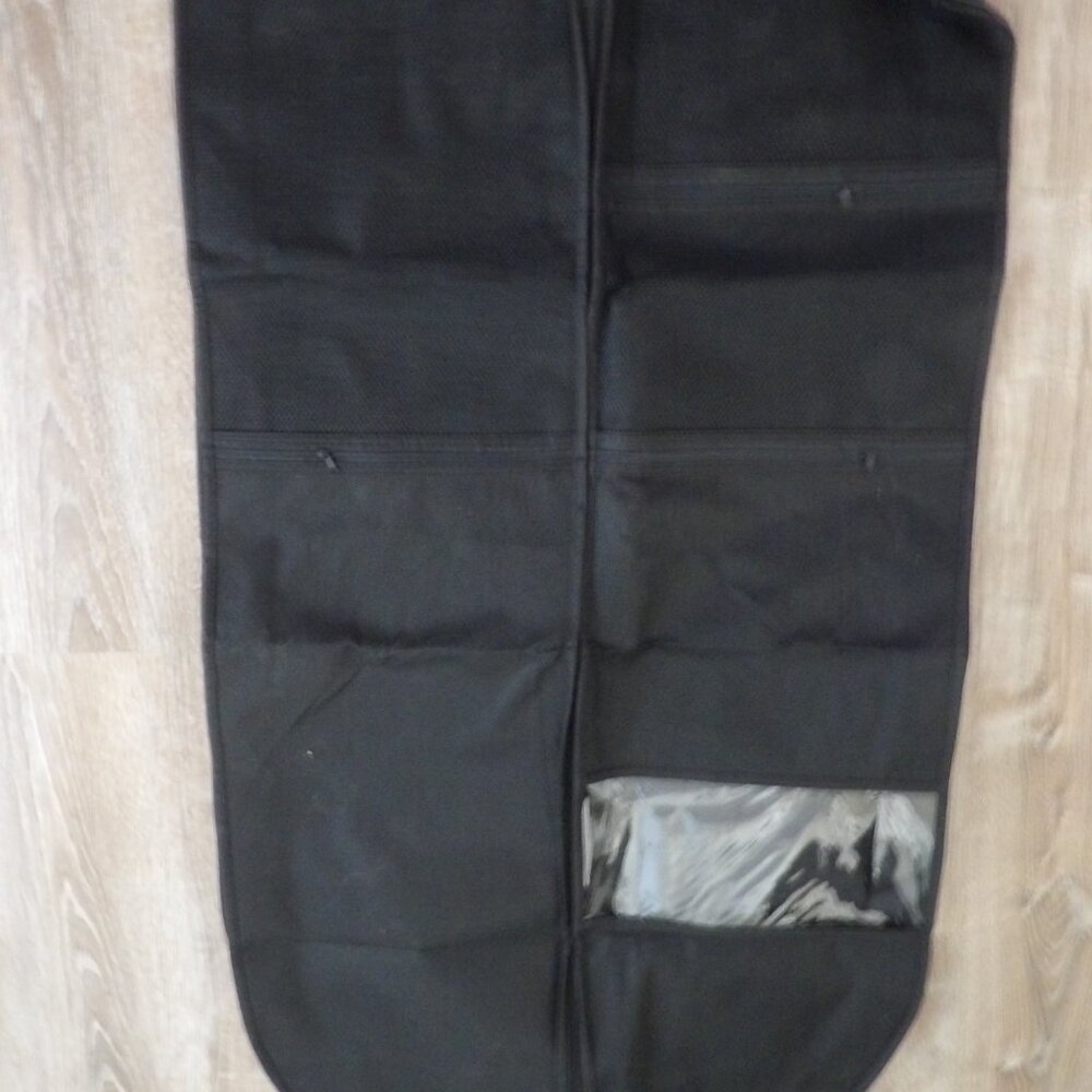 NEW Black Storage Material with Zippers for Travel (3 Total)